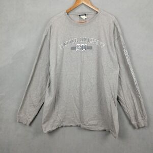 Jansport Seattle University T-Shirt Mens XL Gray Graphic Cotton Long Sleeve